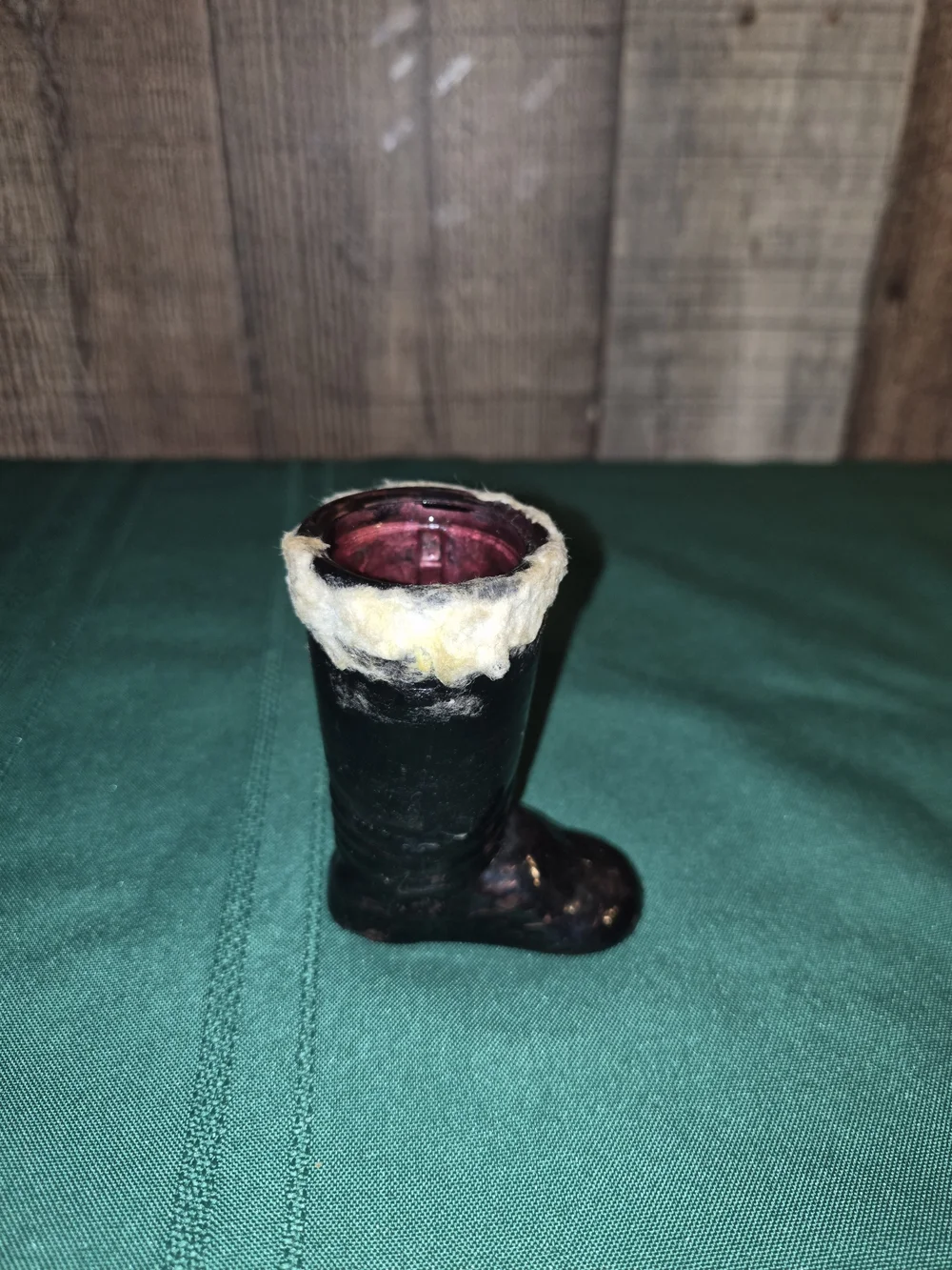 vintage glass candy container